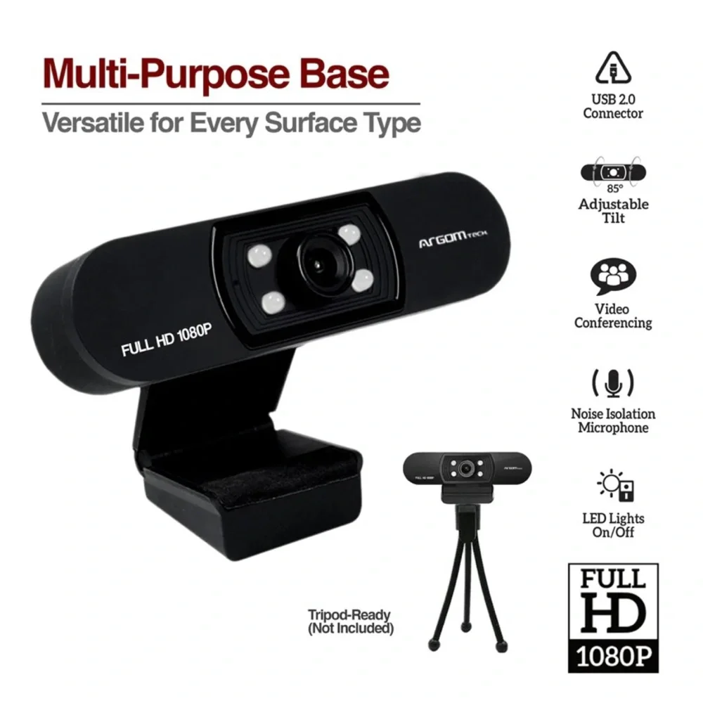 WEB CAM FULL HD 1080P WITH MICROPHONE & LEDS CAM50